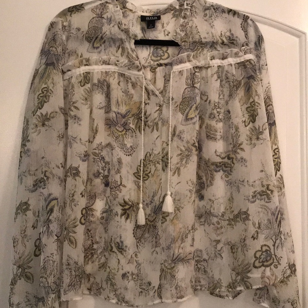 Boho floral blouse
